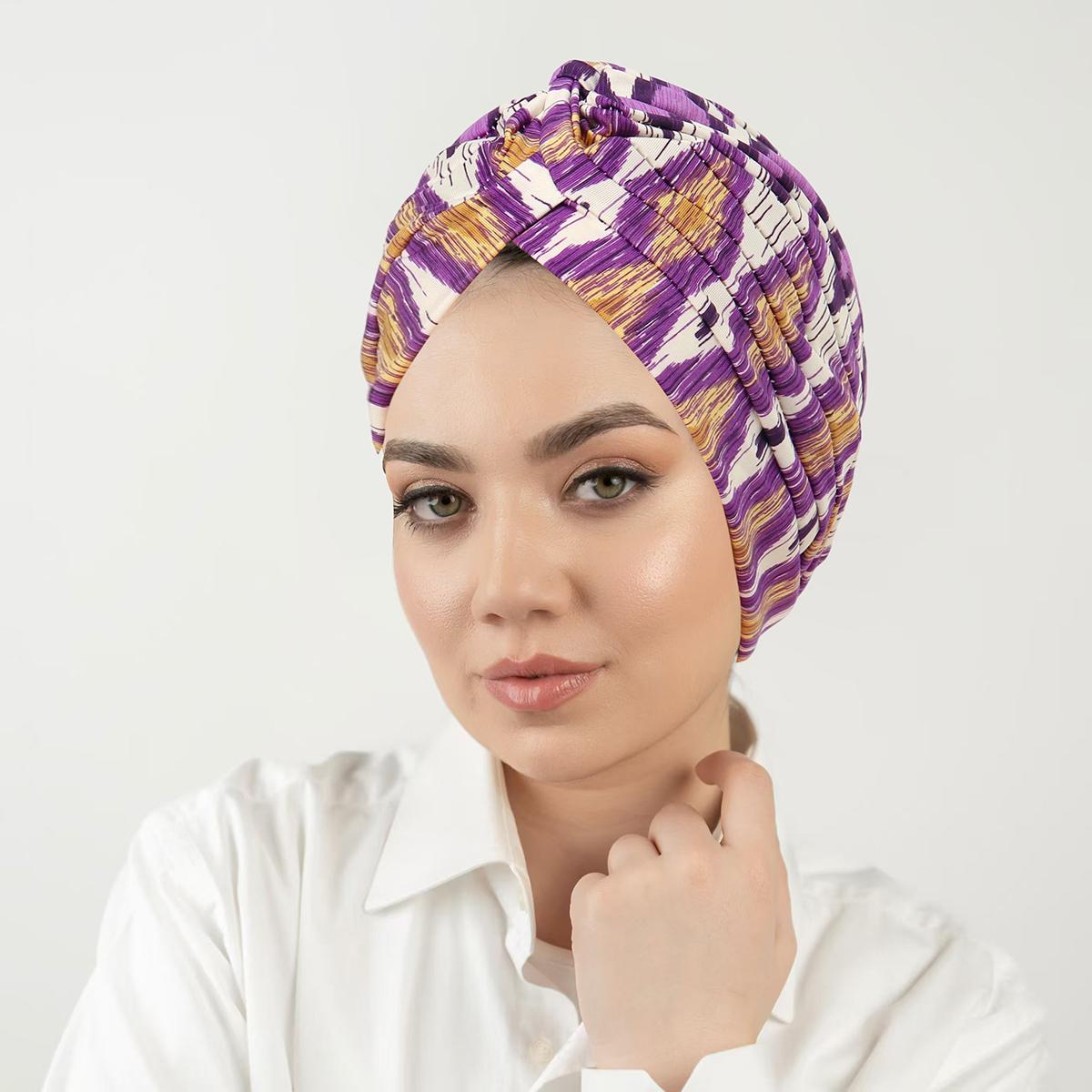 Indian Hat Floral Print Muslim Women Hijab Cap Turban Bonnet Headwrap Hair Loss Headwear
Indian Hat Floral Print Muslim Women Hijab Cap Turban Bonnet Headwrap Hair Loss Headwear