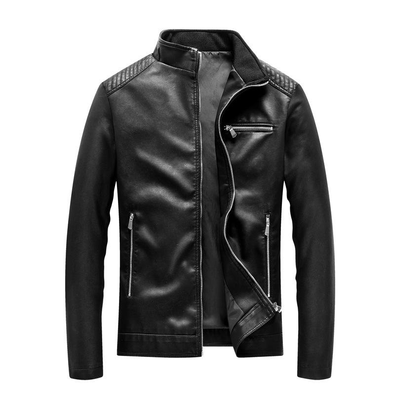 Men s Jacket Casual Leather Jacket Trendy Jacket Korean Version Stand-up Collar Pu Leather Jacket 5XL чорний
Men s Jacket Casual Leather Jacket Trendy Jacket Korean Version Stand-up Collar Pu Leather Jacket 5XL чорний