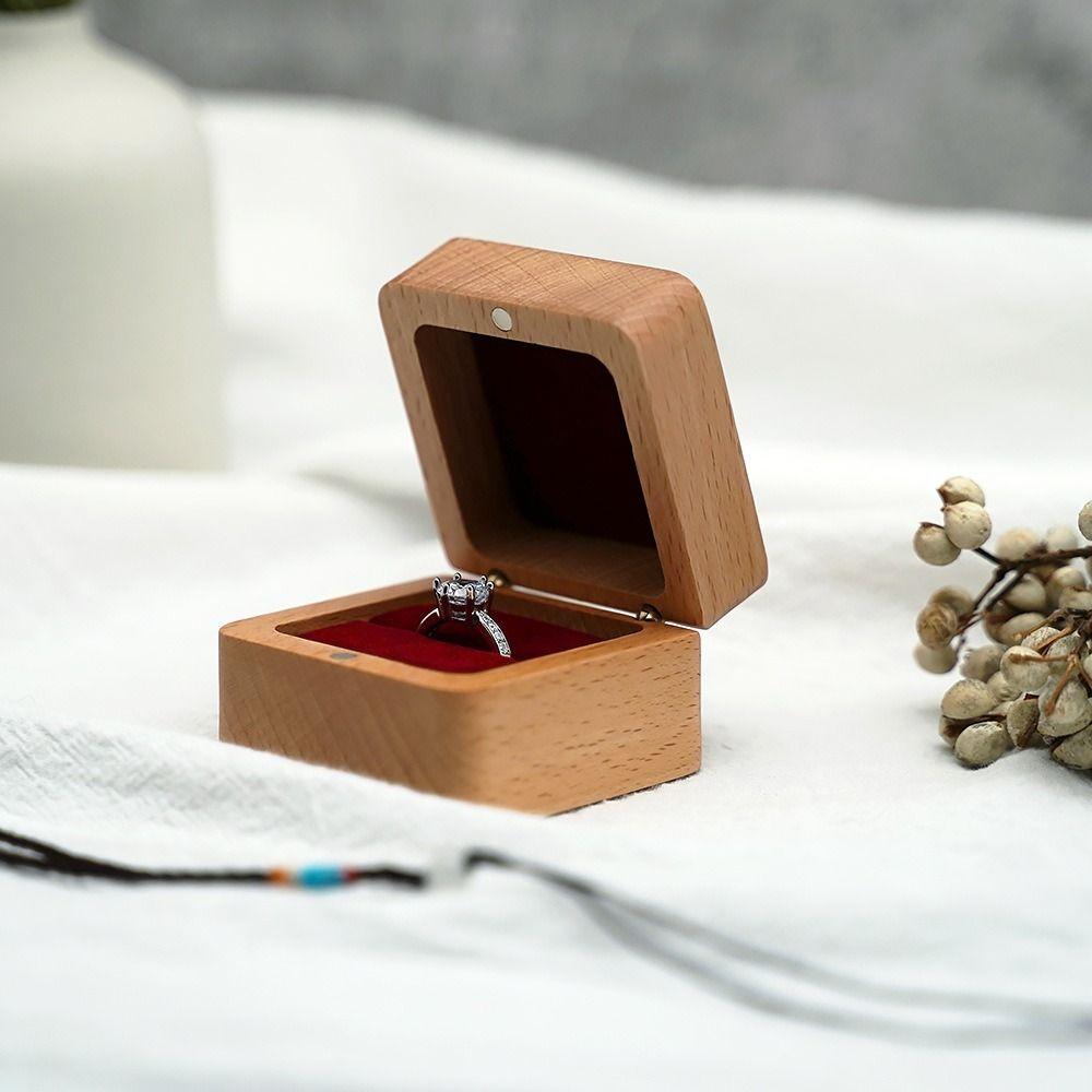 Vintage Mini Jewelry Box Black Walnut Ring Gift Case Single Ring Box Earrings Display Black Walnut
Vintage Mini Jewelry Box Black Walnut Ring Gift Case Single Ring Box Earrings Display Black Walnut