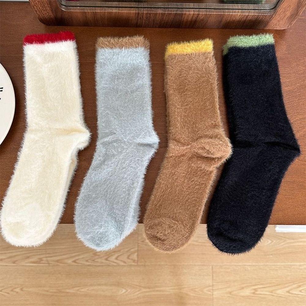 4Pairs Pile Up Thicken Warm Socks Patchwork Tube Sock Women Fashion Plush Floor Socks Streetwear 4Pairs
4Pairs Pile Up Thicken Warm Socks Patchwork Tube Sock Women Fashion Plush Floor Socks Streetwear 4Pairs