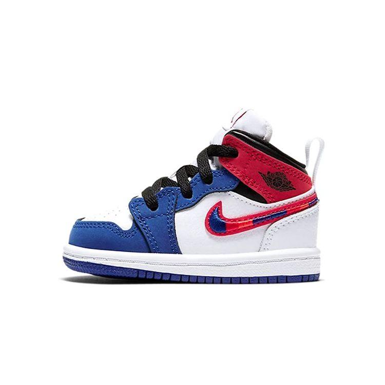 Детские кроссовки Air Jordan 1 Mid SE TD Multicolored Swoosh White University-Rush-Blue BQ6933-146
Детские кроссовки Air Jordan 1 Mid SE TD Multicolored Swoosh White University-Rush-Blue BQ6933-146