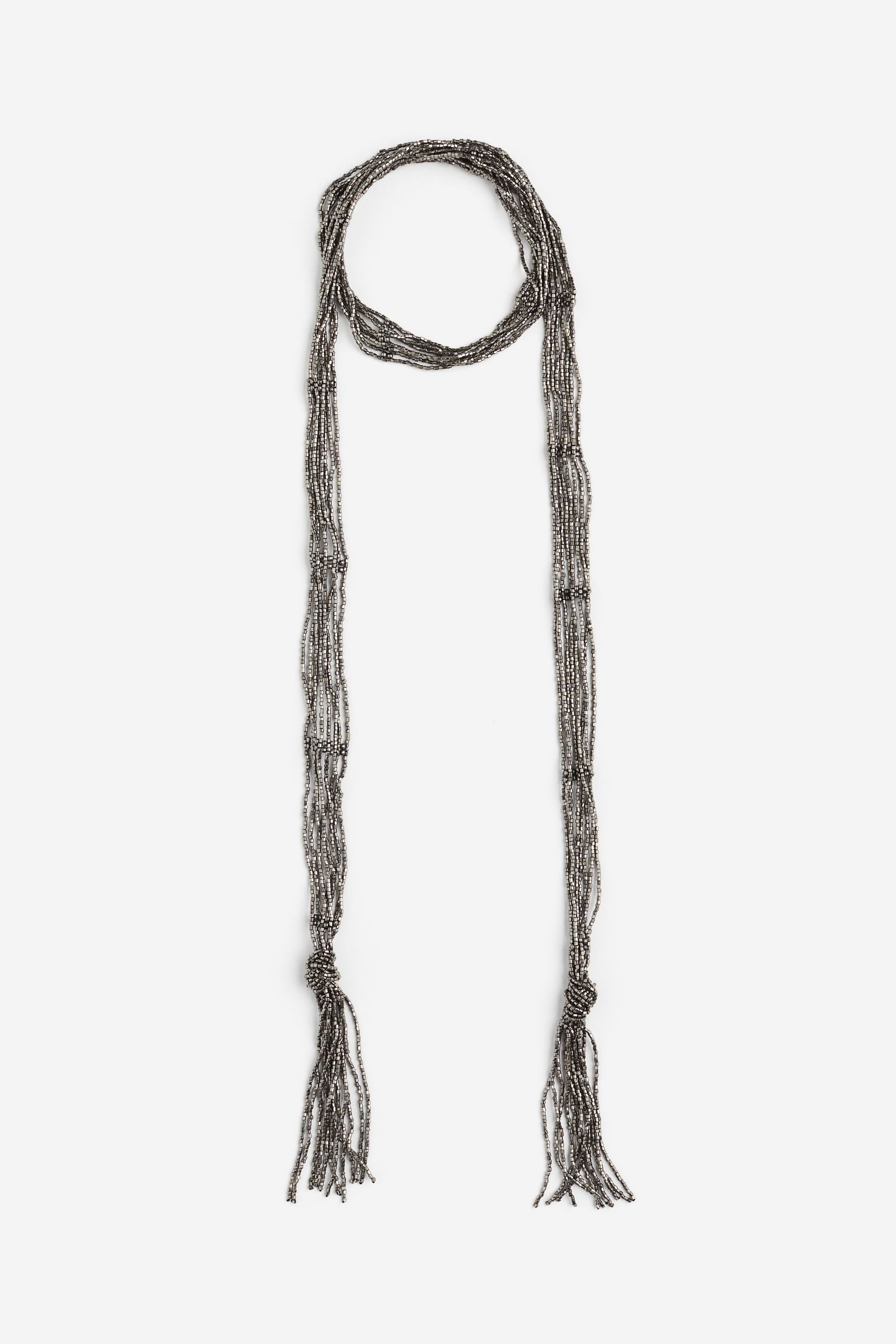 Ожерелье из шарфа из бисера
Ожерелье из шарфа из бисера