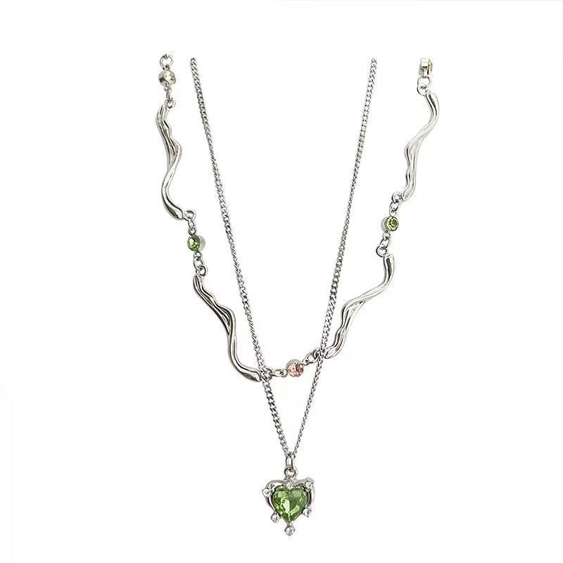 Девушки Зеленый Кристалл Сердце Кулон Ожерелье Двухслойный Летний Свежий Ключичная Цепочка Милая Роскошь Женщины Модные Ювелирные Изделия Подарки
Девушки Зеленый Кристалл Сердце Кулон Ожерелье Двухслойный Летний Свежий Ключичная Цепочка Милая Роскошь Женщины Модные Ювелирные Изделия Подарки