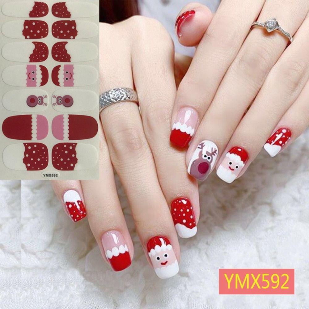Strips Nail Polish Strips Glittering Full Nail Wraps INS Trendy Christmas Nail Stickers Women
Strips Nail Polish Strips Glittering Full Nail Wraps INS Trendy Christmas Nail Stickers Women