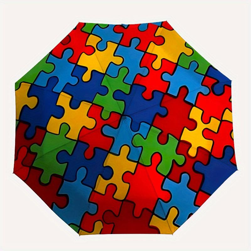 1pc Puzzle Pieces Automatic Opening/closing Umbrella with Auto Open/Close, Windproof, Foldable Sunshade yy250811192
1pc Puzzle Pieces Automatic Opening/closing Umbrella with Auto Open/Close, Windproof, Foldable Sunshade yy250811192