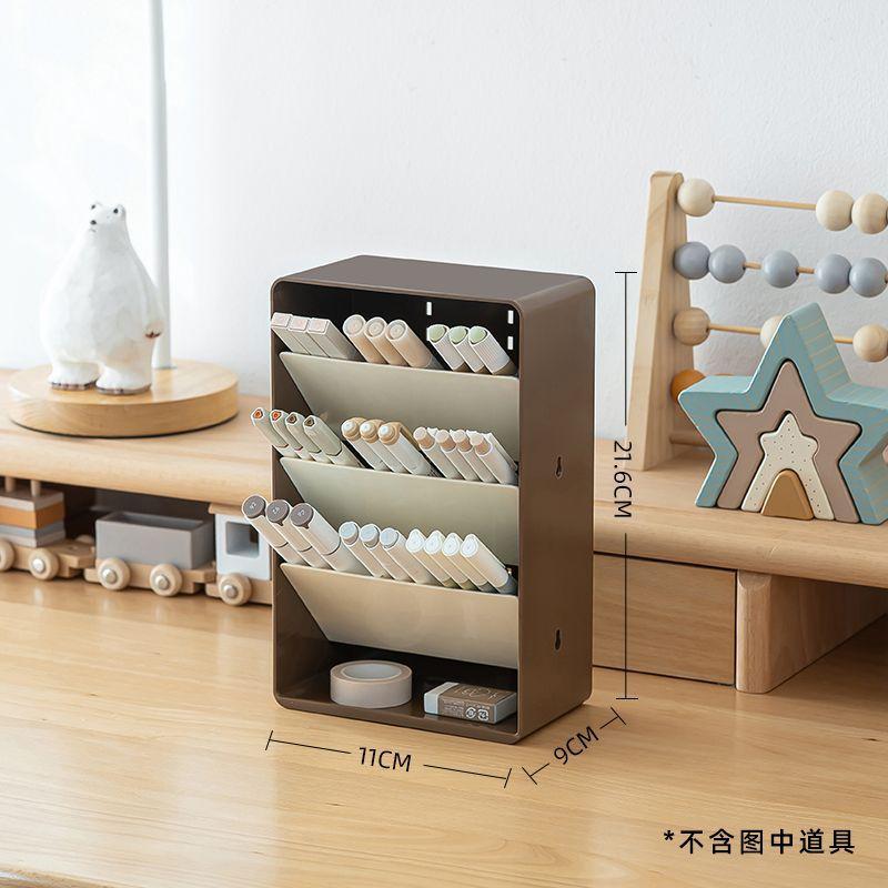 Large Capacity Minimalist Storage Rack, Maillard Slanted High Aesthetic Student Desktop Multifunctional Pen Holder
Large Capacity Minimalist Storage Rack, Maillard Slanted High Aesthetic Student Desktop Multifunctional Pen Holder