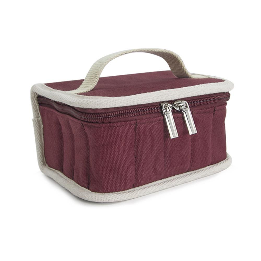 Portable 16 Slots Essential Oil Storage Bag Canvas with Handle Nail Polish Bag Zipper Makeup Case красный
Portable 16 Slots Essential Oil Storage Bag Canvas with Handle Nail Polish Bag Zipper Makeup Case красный