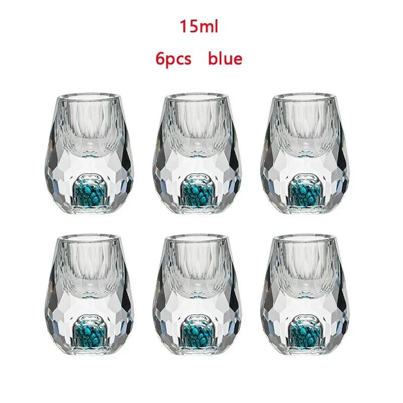 6pcs 15ml Luxury Crystal Glass Whisky Sake Shochu Bar Liqueur Gold Foil Glass Drinkware Set Hard Liquor Wine Glass Tea Cup Gifts 6pcs зелений
6pcs 15ml Luxury Crystal Glass Whisky Sake Shochu Bar Liqueur Gold Foil Glass Drinkware Set Hard Liquor Wine Glass Tea Cup Gifts 6pcs зелений
