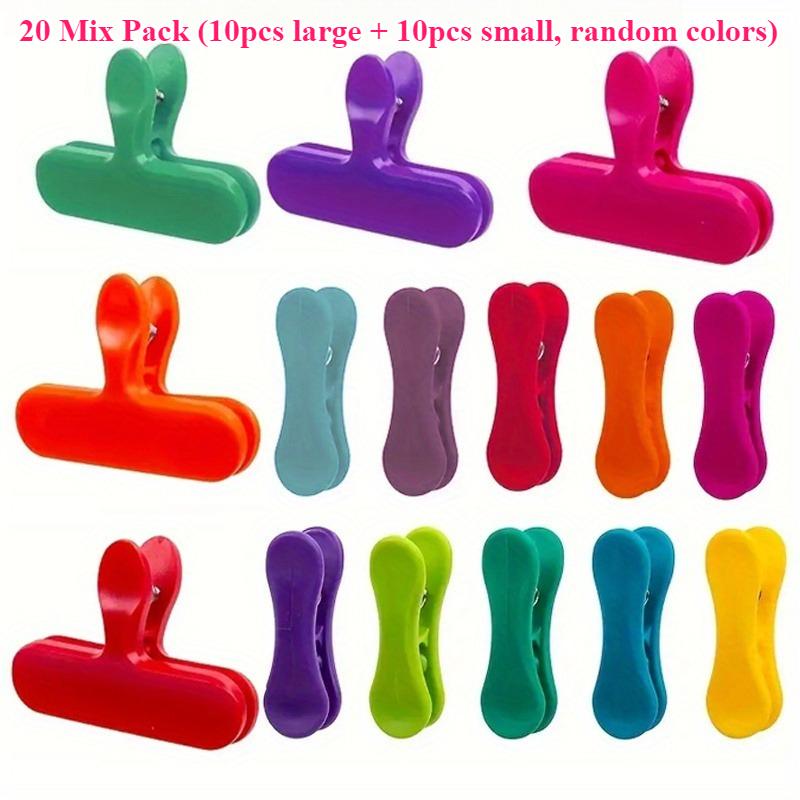 20pcs Reusable Plastic Bag Sealer Clips for Chips Bread Snacks Pet Food - Multi-color Food Bag Seal Kitchen Storage Organizers
20pcs Reusable Plastic Bag Sealer Clips for Chips Bread Snacks Pet Food - Multi-color Food Bag Seal Kitchen Storage Organizers