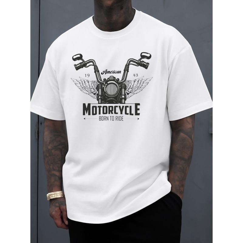 European sizes Men S White T-Shirts Featuring a Humorous Motorcycle Ride Design, Perfect for Casual Weekend Outings 4XL білий
European sizes Men S White T-Shirts Featuring a Humorous Motorcycle Ride Design, Perfect for Casual Weekend Outings 4XL білий