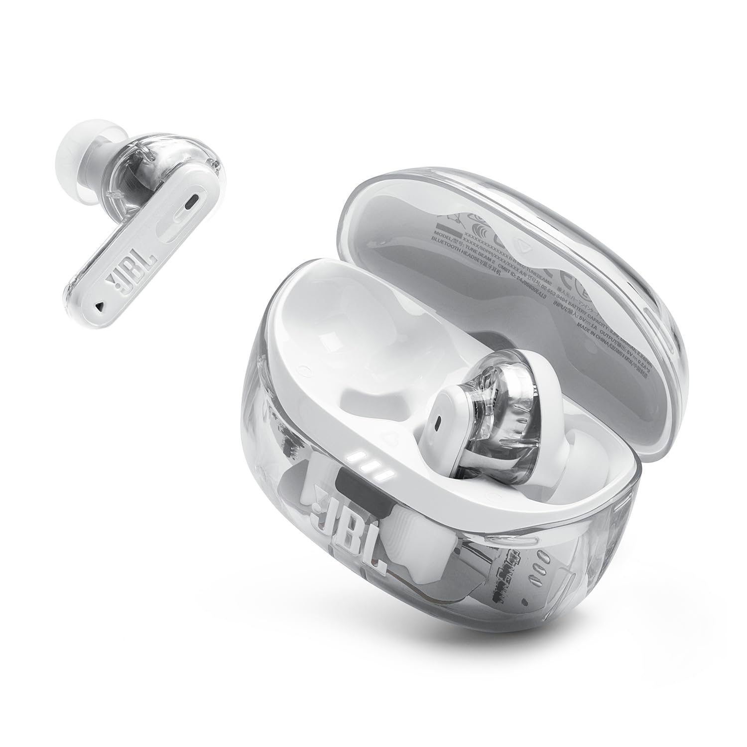 JBL TUNE BEAM 2 Wireless Earbuds Hybrid Noise Cancellation Water Dust Resistant Multipoint Fast Charging Single Ear App Compatible Ghost White
JBL TUNE BEAM 2 Wireless Earbuds Hybrid Noise Cancellation Water Dust Resistant Multipoint Fast Charging Single Ear App Compatible Ghost White