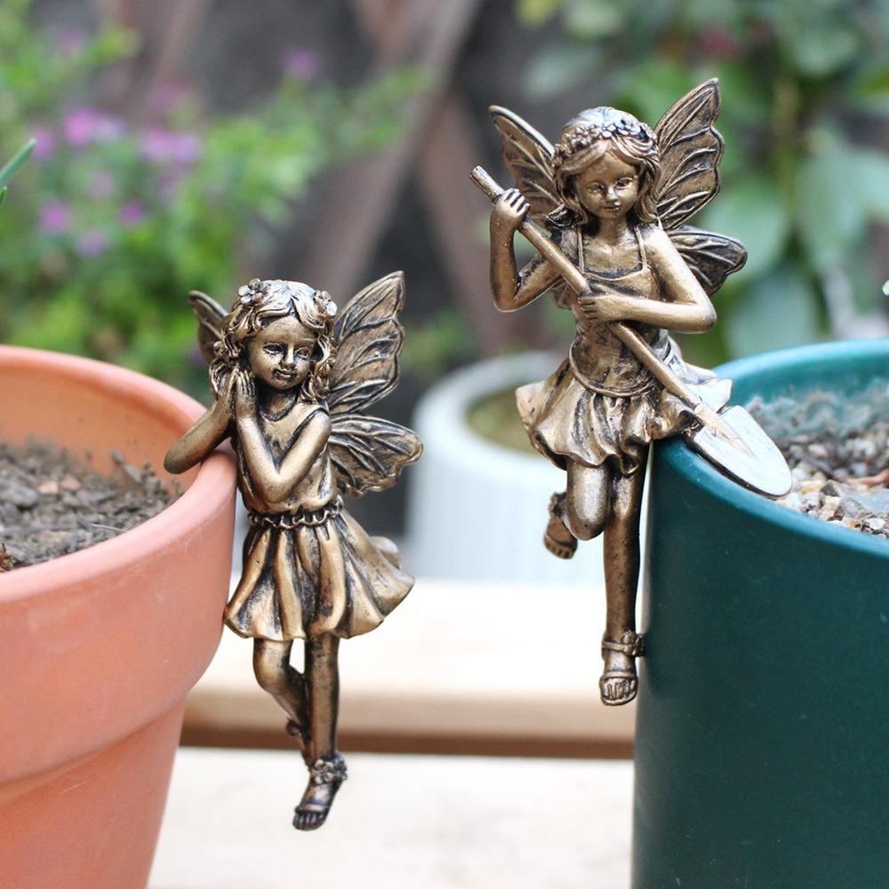 Resin Crafts Flower Fairy Figurine Set Fairy Hanging Ornaments Living Room Bedroom 2pcs
Resin Crafts Flower Fairy Figurine Set Fairy Hanging Ornaments Living Room Bedroom 2pcs