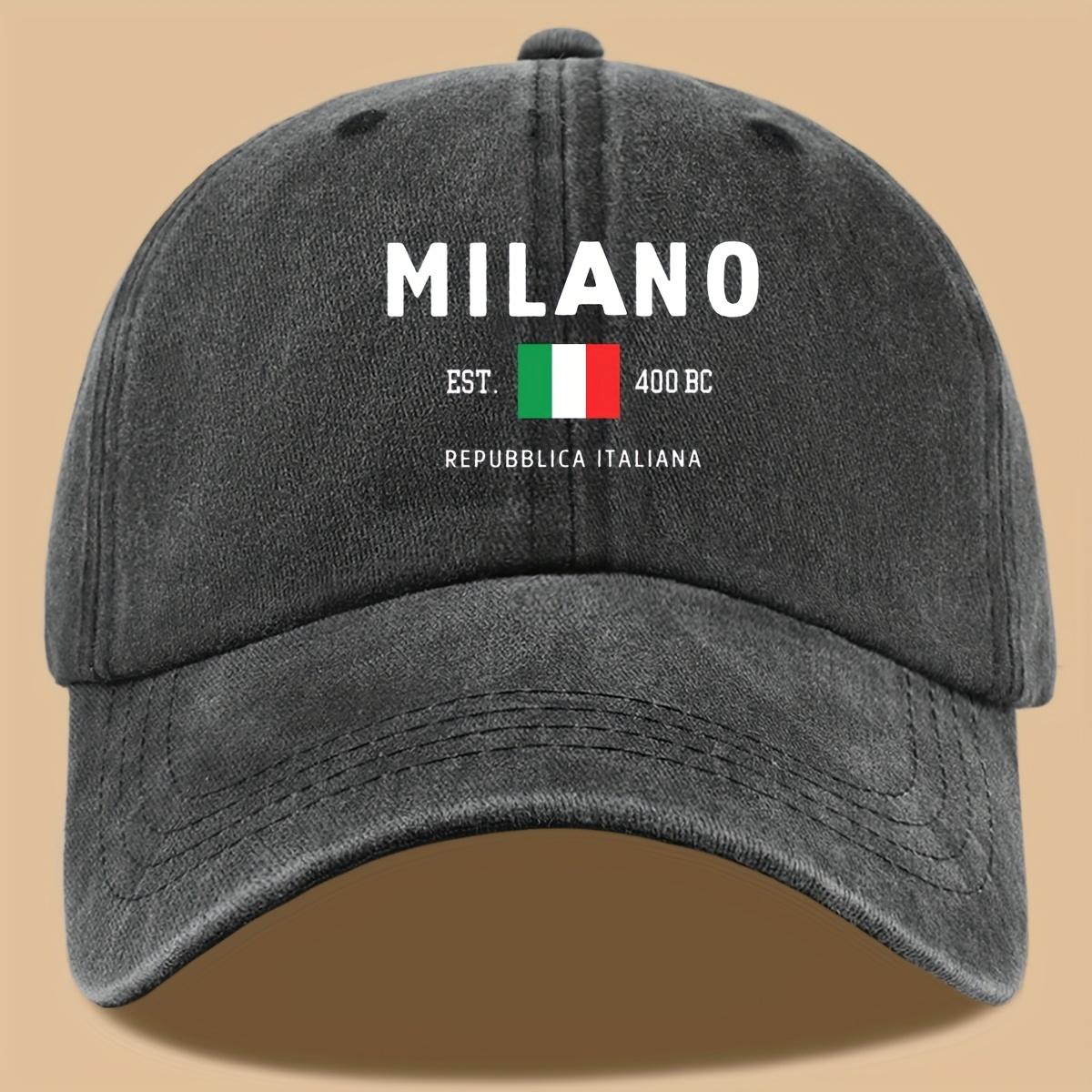 Milan Flag Print Baseball Cap Outdoor Sports Sun Hat for Men and Women чёрный
Milan Flag Print Baseball Cap Outdoor Sports Sun Hat for Men and Women чёрный