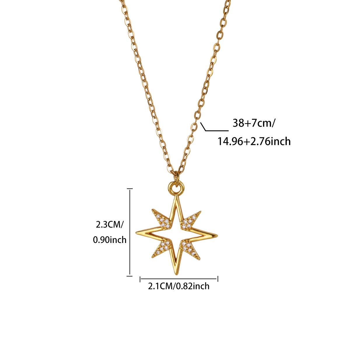 Exaggerated Arabic Sun Star Stainless Steel Necklaces Women 18K Gold-plated Necklace Wedding Jewelry Accessories Birthday Gifts
Exaggerated Arabic Sun Star Stainless Steel Necklaces Women 18K Gold-plated Necklace Wedding Jewelry Accessories Birthday Gifts