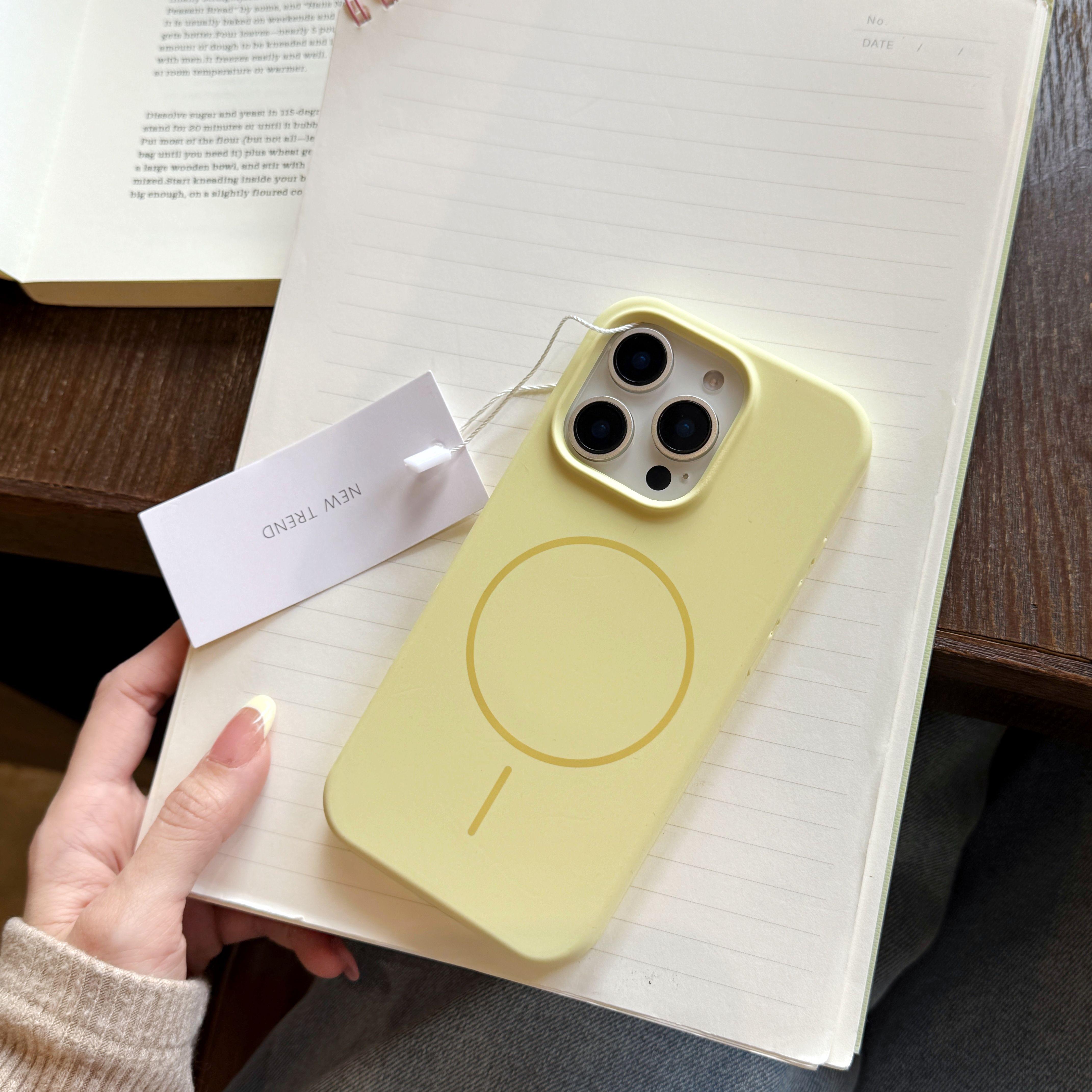 Чехол из жидкого силикона для телефона Apple iPhone 16ProMax - чистый цветной противоударный креативный чехол Magsafe для iPhone 16/15/14/13/12/11/Plus/Pro/Pro iPhone 15 жёлтый
Чехол из жидкого силикона для телефона Apple iPhone 16ProMax - чистый цветной противоударный креативный чехол Magsafe для iPhone 16/15/14/13/12/11/Plus/Pro/Pro iPhone 15 жёлтый