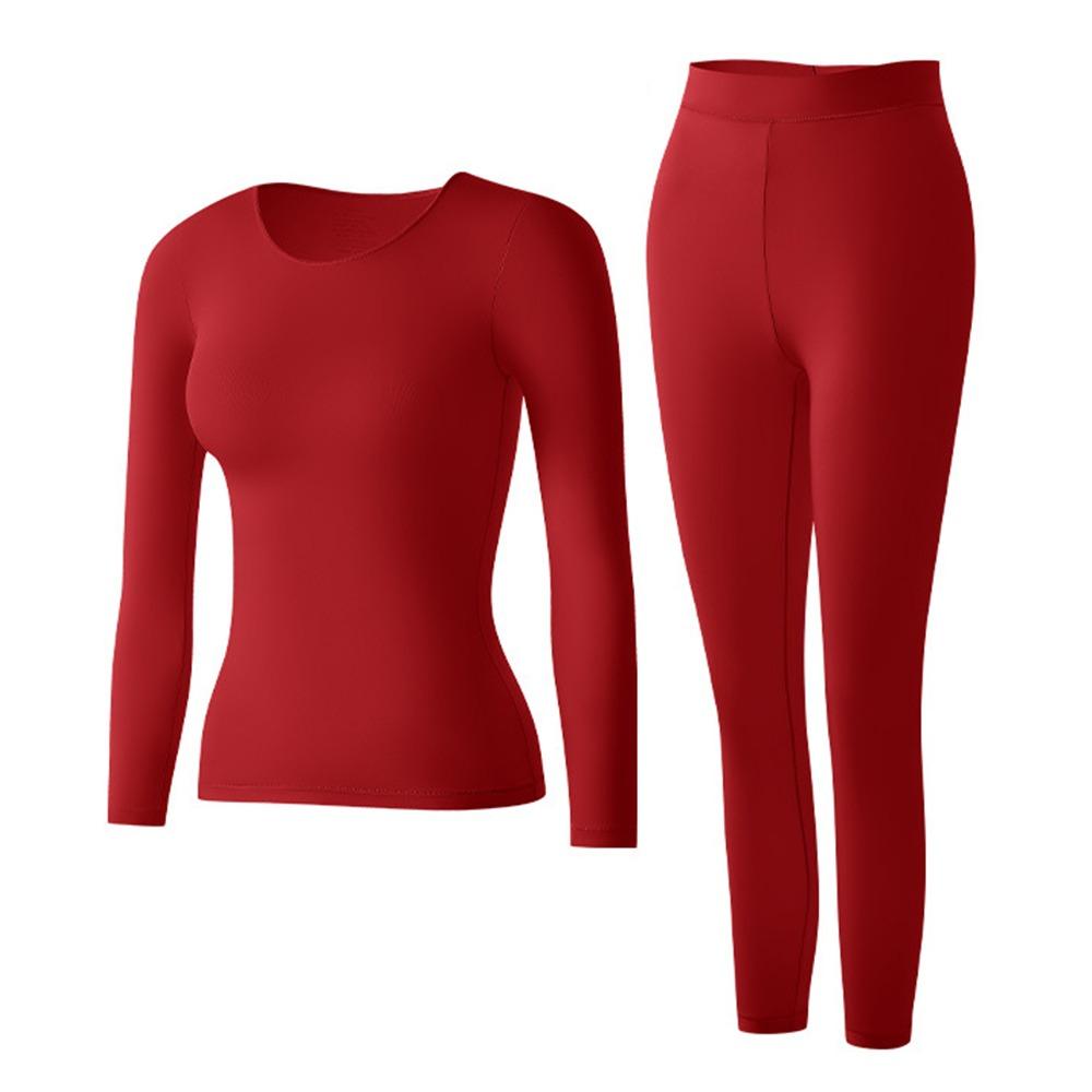 Ultra-Thin Women Base Layer Winter Warm Top & Bottom Set 2Pcs Thermal Long Johns L червоний
Ultra-Thin Women Base Layer Winter Warm Top & Bottom Set 2Pcs Thermal Long Johns L червоний