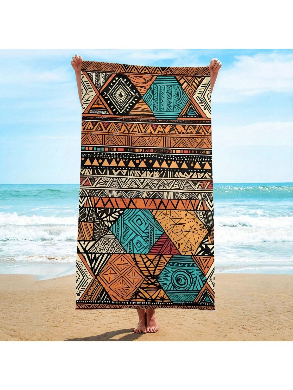 1 Bohemian Series Microfiber Bath Towel, Ultra-Thin Fabric Beach Towel with Vibrant Geometric Pattern, Quick-Dry and Lightweight W30*H60(CM)
1 Bohemian Series Microfiber Bath Towel, Ultra-Thin Fabric Beach Towel with Vibrant Geometric Pattern, Quick-Dry and Lightweight W30*H60(CM)