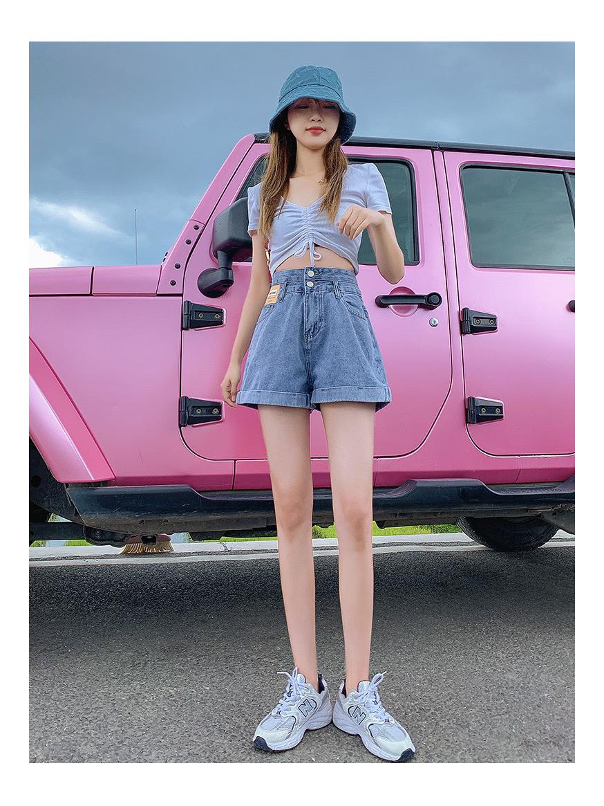 Женские джинсовые шорты с высокой посадкой, черно-серые: Стиль инфлюенсера А-силуэт, стройнящие широкие брюки для лета 2025. X Large светло-синий
Женские джинсовые шорты с высокой посадкой, черно-серые: Стиль инфлюенсера А-силуэт, стройнящие широкие брюки для лета 2025. X Large светло-синий