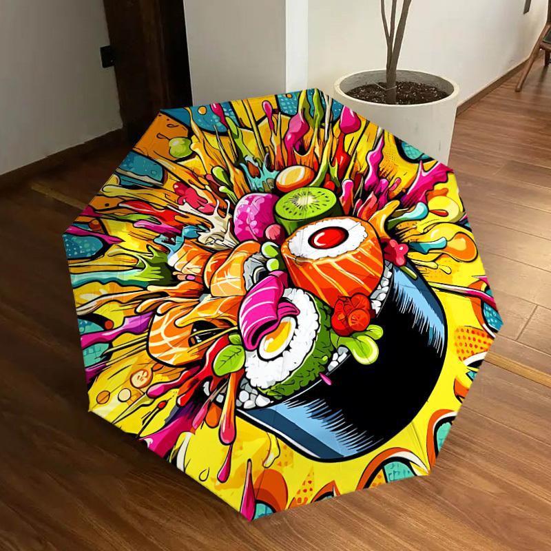 1pc Sushi Platter Automatic Open/Close Umbrella, Folding Compact Umbrella with Lightweight Design for Women/Men yy251011091
1pc Sushi Platter Automatic Open/Close Umbrella, Folding Compact Umbrella with Lightweight Design for Women/Men yy251011091