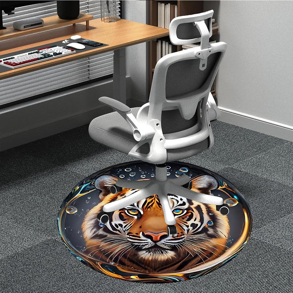 1PC Tiger Sphere Office Round Area Rug, Indoor Mat Suitable For Office, Under Office Chairs Bedroom Living Room Home Decor, Room Deco 013 80cm by 80cm
1PC Tiger Sphere Office Round Area Rug, Indoor Mat Suitable For Office, Under Office Chairs Bedroom Living Room Home Decor, Room Deco 013 80cm by 80cm