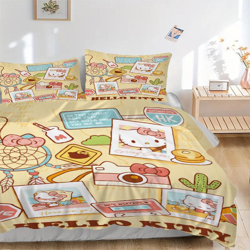 3pcs Hello Kitty s Holiday Quilt Cover Set (1 Quilt Cover + 2 Pillowcases Without Pillow Core), High-Definition Printing for Home and Dormitory.W 135x200cm
3pcs Hello Kitty s Holiday Quilt Cover Set (1 Quilt Cover + 2 Pillowcases Without Pillow Core), High-Definition Printing for Home and Dormitory.W 135x200cm