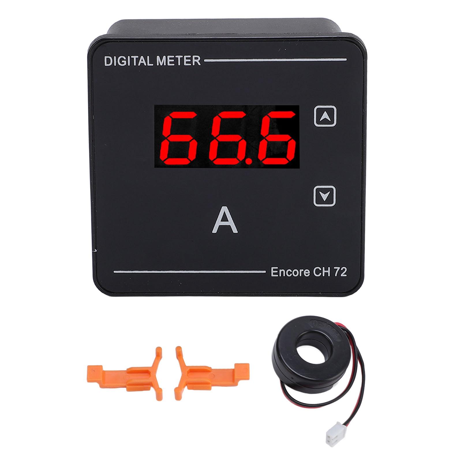 Digital AC Ammeter 1120A Measurement Range Backlit Display LED Screen Embedded Installation AC
Digital AC Ammeter 1120A Measurement Range Backlit Display LED Screen Embedded Installation AC