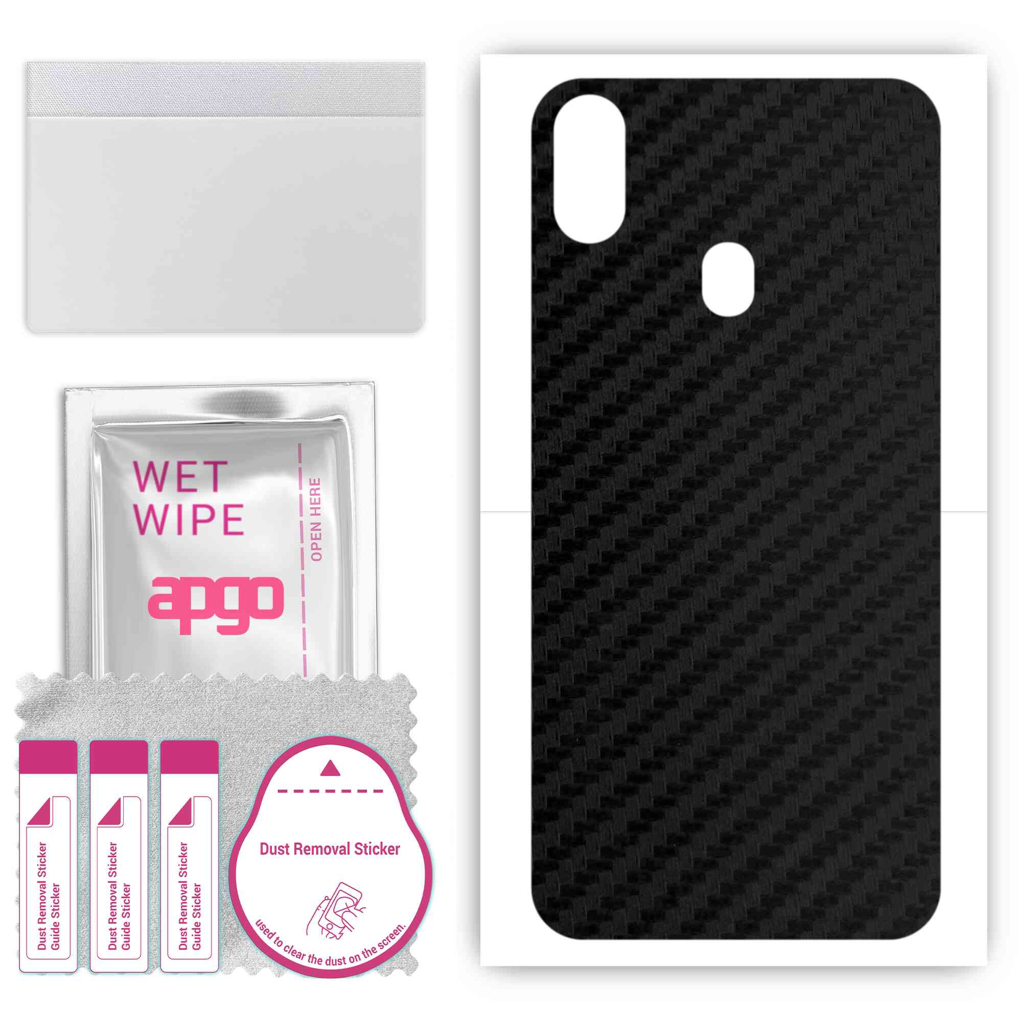 apgo Protective Skin Sticker for the back compatible with Ulefone X, Wrap Film, Foil, Vinyl - Pattern Carbon Black
apgo Protective Skin Sticker for the back compatible with Ulefone X, Wrap Film, Foil, Vinyl - Pattern Carbon Black