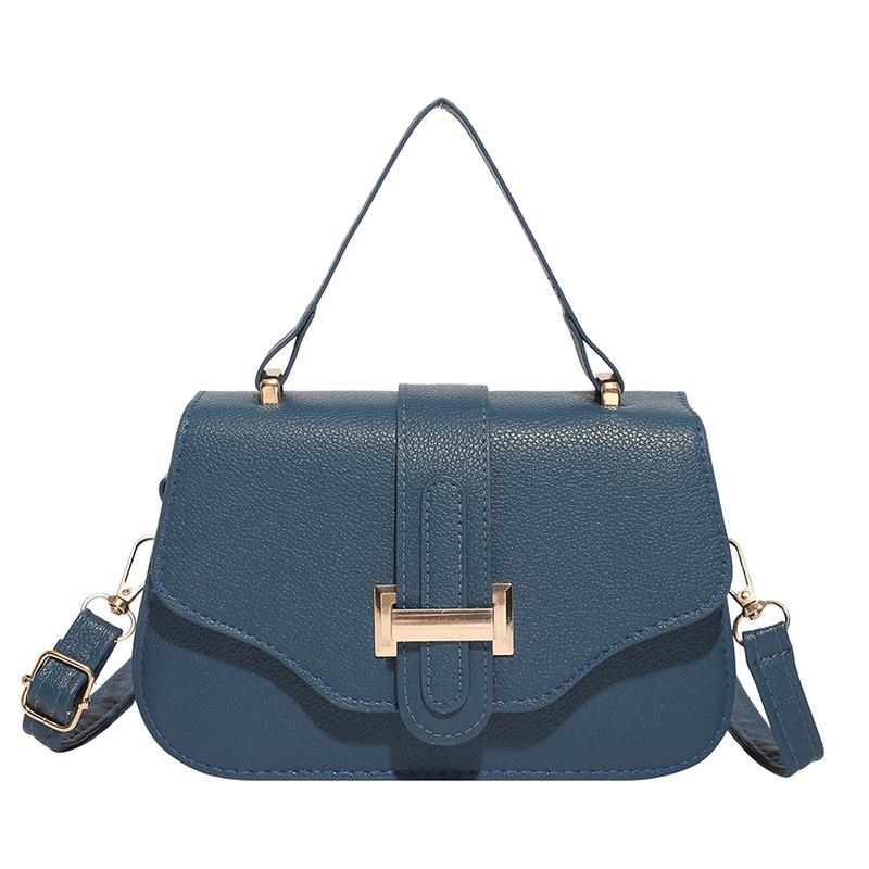 Casual simple fashion new texture solid color retro trend single shoulder portable crossbody small square bag woman синій
Casual simple fashion new texture solid color retro trend single shoulder portable crossbody small square bag woman синій