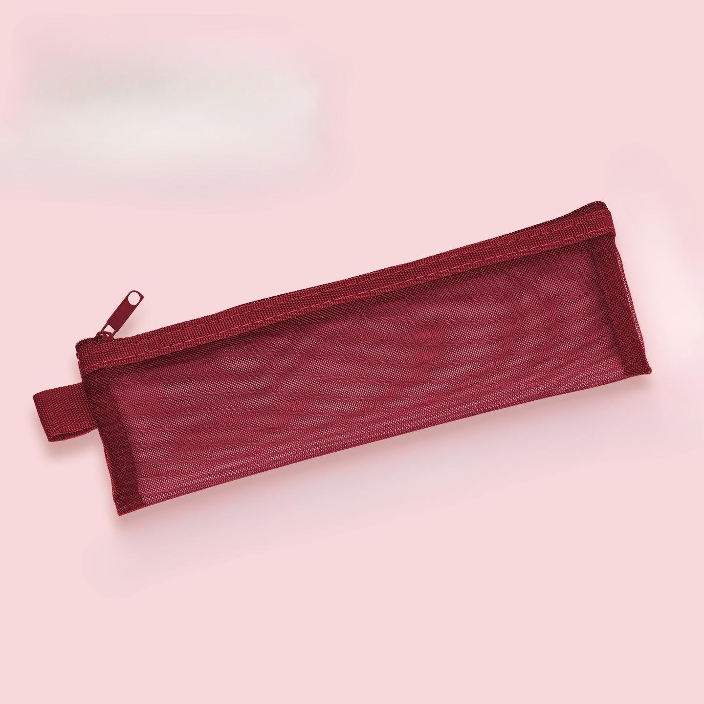 Makeup brush storage bag, multi-functional storage bag, mesh storage bag, portable pen case, practical pen case червоний
Makeup brush storage bag, multi-functional storage bag, mesh storage bag, portable pen case, practical pen case червоний