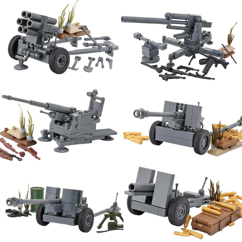 WW2 Germany Military Weapons Building Blocks Army Soldier Figure Anti-tank Gun Cannon Parts MOC Model Bricks Toys For Children
WW2 Germany Military Weapons Building Blocks Army Soldier Figure Anti-tank Gun Cannon Parts MOC Model Bricks Toys For Children