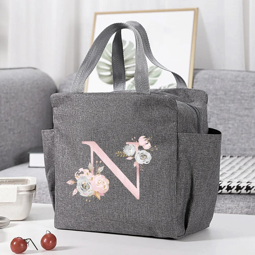 Multifunction Large Capacity Lunch Bag Cooler Portable Insulated Thermal Food Picnic for Women Lunch Box Pink Flower Pattern
Multifunction Large Capacity Lunch Bag Cooler Portable Insulated Thermal Food Picnic for Women Lunch Box Pink Flower Pattern