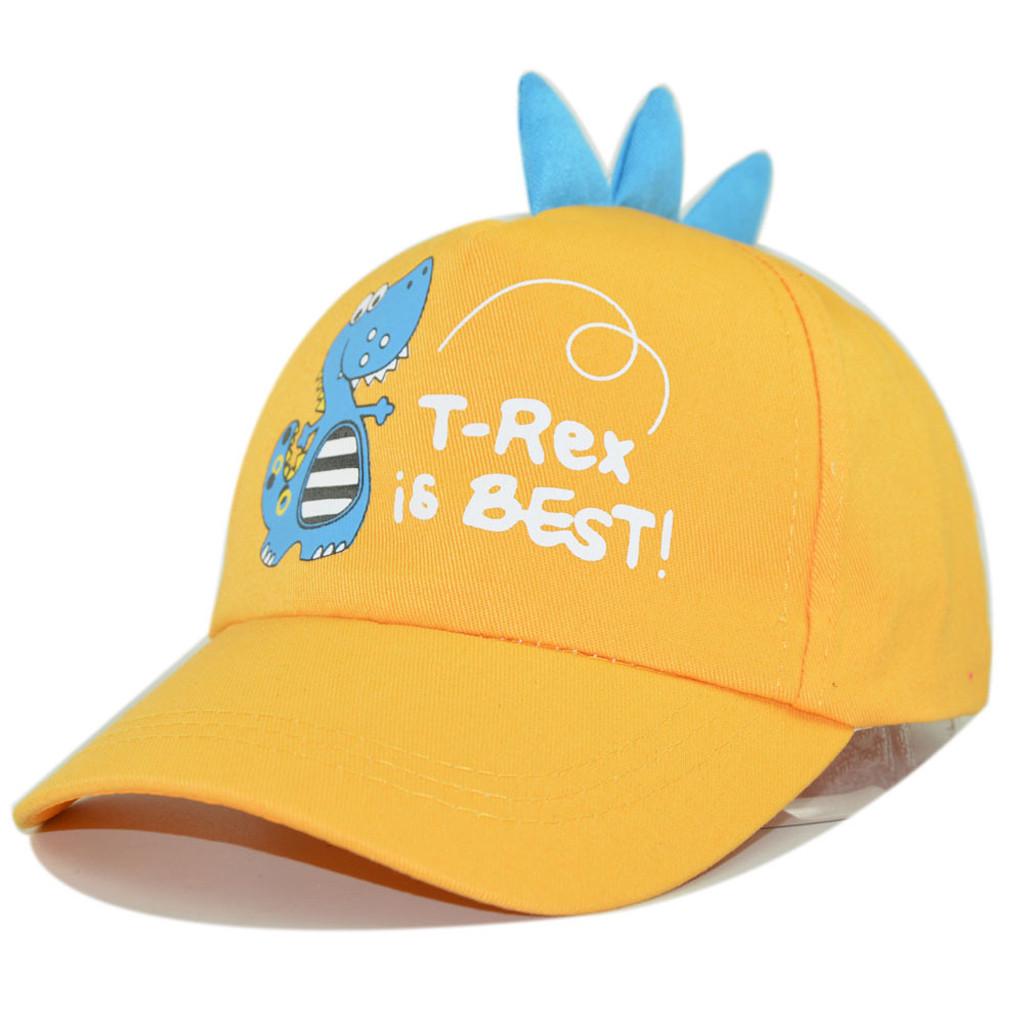 (SU)Детская бейсбольная кепка с рисунком динозавра для маленьких мальчиков, хлопковая шляпа YE жёлтый
(SU)Детская бейсбольная кепка с рисунком динозавра для маленьких мальчиков, хлопковая шляпа YE жёлтый