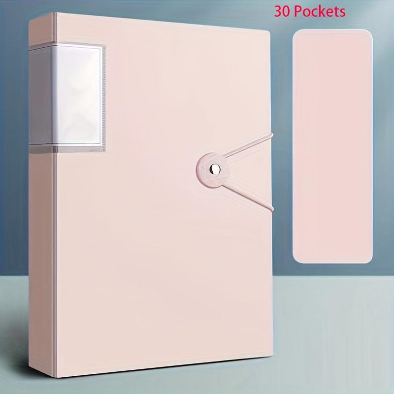 30-Pocket A4 File Folder, Suitable for A4 Size Documents and Papers, PP Material, High Transparency and Waterproof розовый
30-Pocket A4 File Folder, Suitable for A4 Size Documents and Papers, PP Material, High Transparency and Waterproof розовый