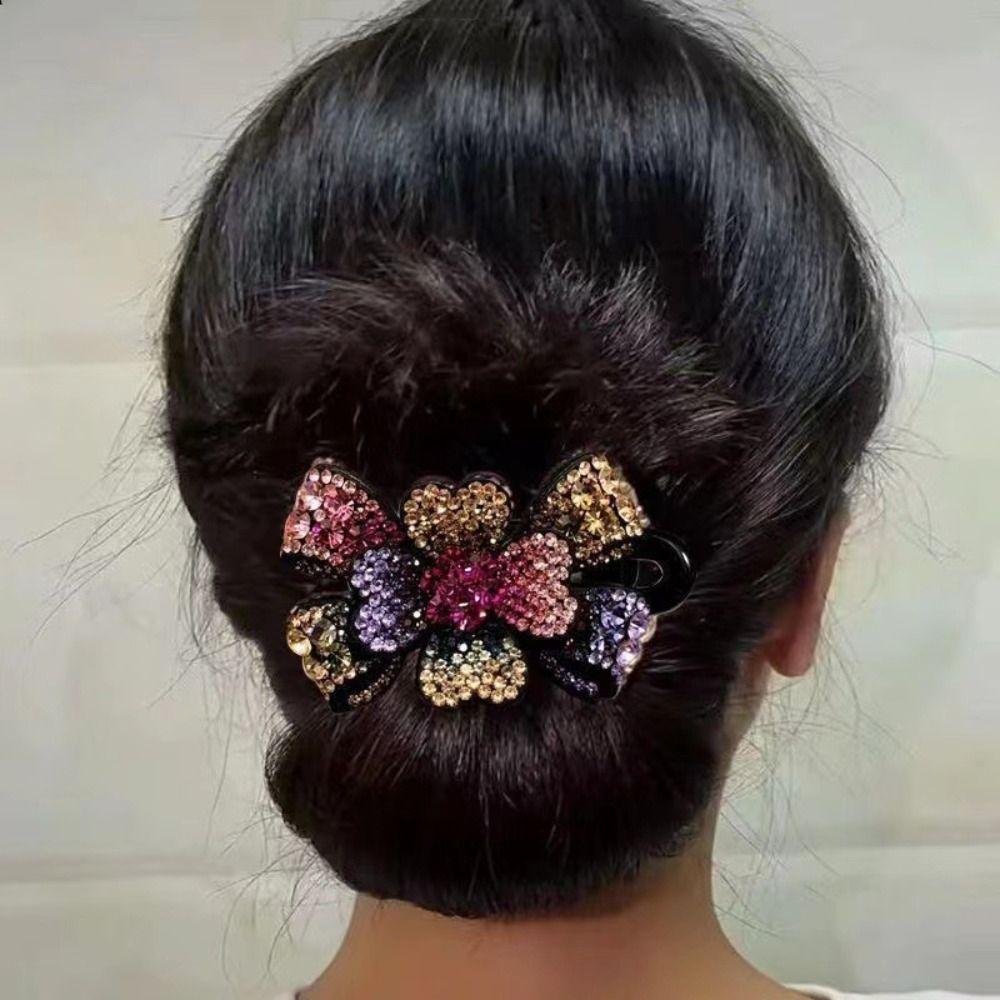 U-shape Flower Crystal Hairpins Zircon Women Duckbill Clip Rhinestone Flower Hair Clip Wash Face синій
U-shape Flower Crystal Hairpins Zircon Women Duckbill Clip Rhinestone Flower Hair Clip Wash Face синій