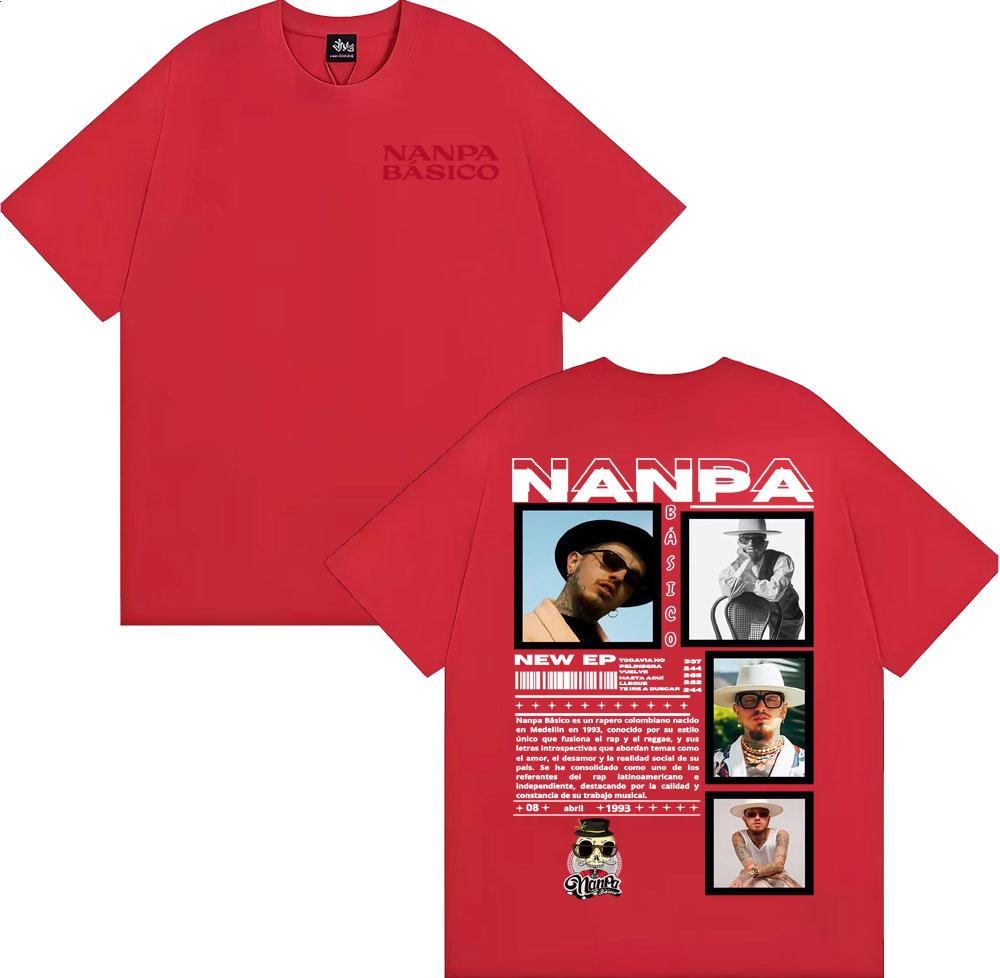Rapper Nanpa Basico Album 2025 Tour T Shirts Unisex Women Fashion Gothic Hip Hop Streetwear T Shirt Cotton Casual Oversized Tshirt S
Rapper Nanpa Basico Album 2025 Tour T Shirts Unisex Women Fashion Gothic Hip Hop Streetwear T Shirt Cotton Casual Oversized Tshirt S