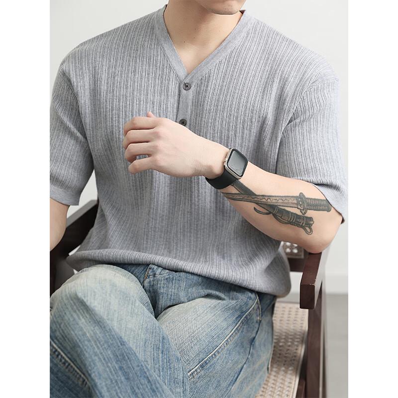 Firstview Men s Combed Knit V-Neck Short-Sleeve T-Shirt 3XL
Firstview Men s Combed Knit V-Neck Short-Sleeve T-Shirt 3XL