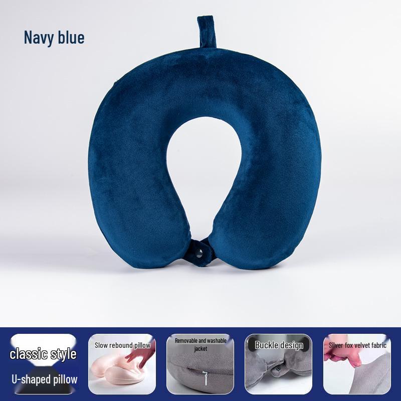 Memory Foam U-Shaped Travel Pillow - Portable Neck Support for Office, Nap, or Airplane Use, Slow Rebound Pillow with Logo. Single Neck Pillow
Memory Foam U-Shaped Travel Pillow - Portable Neck Support for Office, Nap, or Airplane Use, Slow Rebound Pillow with Logo. Single Neck Pillow