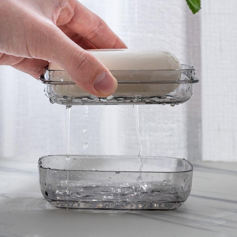 Waterproof Drain Soap Box With Lid Storage Box High Quality Soap Dish Bathroom Accessories
Waterproof Drain Soap Box With Lid Storage Box High Quality Soap Dish Bathroom Accessories