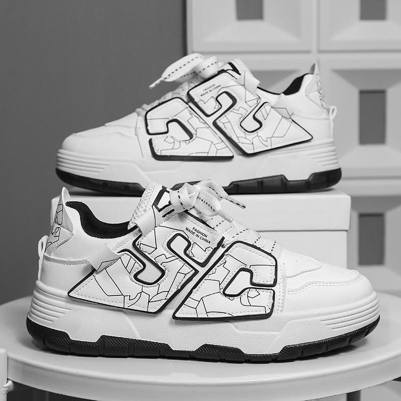 Men s board shoes 2025 four-season fashion trend Harajuku casual shoes one pedal thick-soled wear-resistant sports bread shoes 39
Men s board shoes 2025 four-season fashion trend Harajuku casual shoes one pedal thick-soled wear-resistant sports bread shoes 39