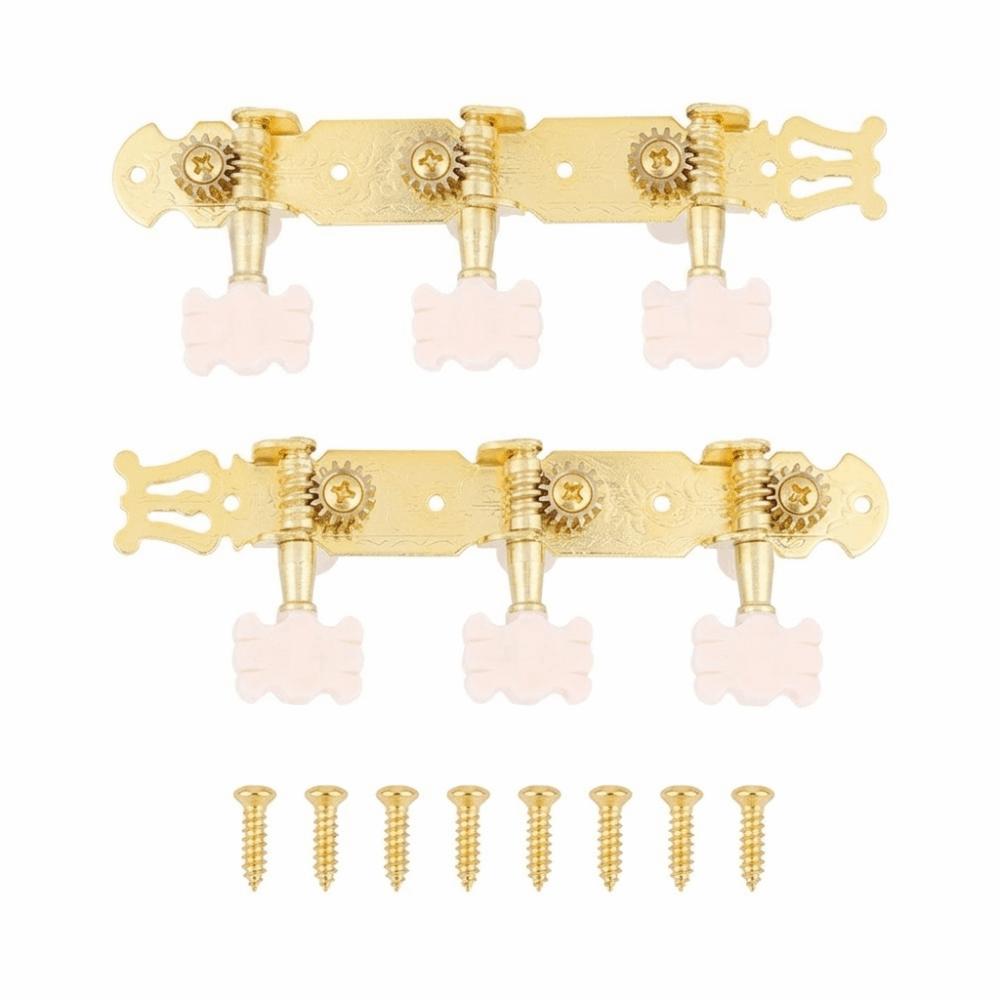 Gold Plated Classical Guitar Tuning Pegs Single Hole Guitar Accessories Live Performance
Gold Plated Classical Guitar Tuning Pegs Single Hole Guitar Accessories Live Performance