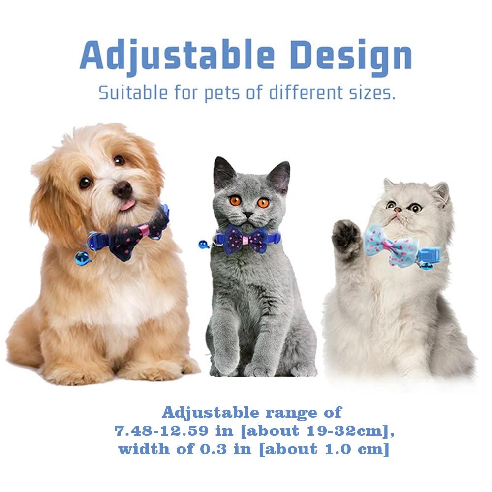 Adjustable Pet Collar Durable Cat Dog Bowknot Bells Collar Necklace All Seasons Pet Decoration Supplies лазурь
Adjustable Pet Collar Durable Cat Dog Bowknot Bells Collar Necklace All Seasons Pet Decoration Supplies лазурь
