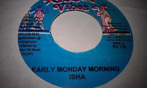 7inch Record ISHA BLENDER / ISHA BLENDER & BABY - Early Monday Morning / Leaving You RV126 Reggae Vibes Jamaica Reggae, Ska & Dub Used
7inch Record ISHA BLENDER / ISHA BLENDER & BABY - Early Monday Morning / Leaving You RV126 Reggae Vibes Jamaica Reggae, Ska & Dub Used