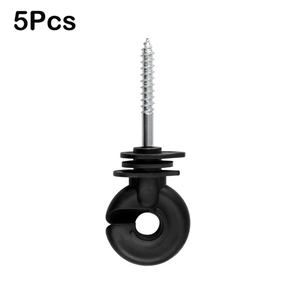 Durable Electric Fence Insulator Black Wood Post Insulator Animal Husbandry Electronic 5pcs Screw-in Insulator
Durable Electric Fence Insulator Black Wood Post Insulator Animal Husbandry Electronic 5pcs Screw-in Insulator