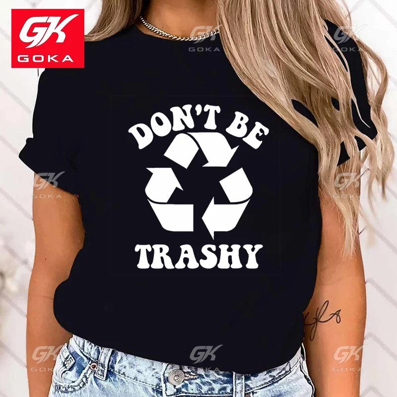 Premium Cotton T Shirt Protect The Ocean DonT Be Trashy Graphic Printed T Shirts Cool Short Sleeve Female Fashion Streetwear 3XL
Premium Cotton T Shirt Protect The Ocean DonT Be Trashy Graphic Printed T Shirts Cool Short Sleeve Female Fashion Streetwear 3XL