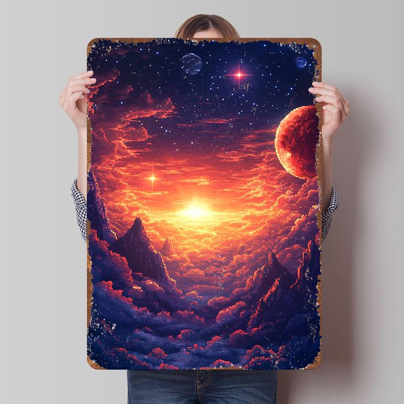 Sunset in a Starry Sky Tinplate Poster Customized Wall Art Vintage Retro Metal Signs for Room Decoration Garage Decorations Home 7.9x11.8In(20x30cm)
Sunset in a Starry Sky Tinplate Poster Customized Wall Art Vintage Retro Metal Signs for Room Decoration Garage Decorations Home 7.9x11.8In(20x30cm)