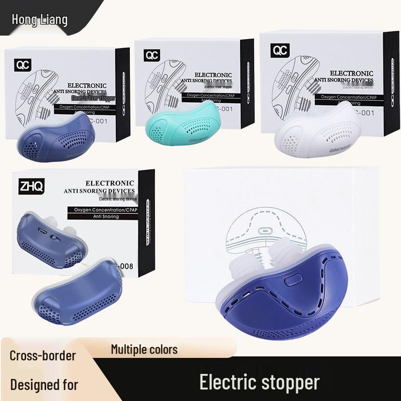 Electric Silicone Nose Clip: Anti-Snoring Sleep Aid and Correction Device Rectangular Blue (Blister Pack)
Electric Silicone Nose Clip: Anti-Snoring Sleep Aid and Correction Device Rectangular Blue (Blister Pack)