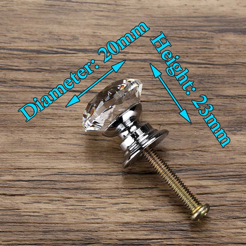 KAK 30mm Diamond Shape Crystal Glass Knobs and Handles Dresser Drawer Knobs Kitchen Cabinet Handles Furniture Handle Hardware
KAK 30mm Diamond Shape Crystal Glass Knobs and Handles Dresser Drawer Knobs Kitchen Cabinet Handles Furniture Handle Hardware