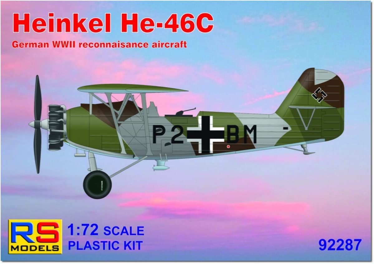 RS Model German Army Heinkel German Reconnaissance Aircraft Plastic Model 92287 1/72 He-46C
RS Model German Army Heinkel German Reconnaissance Aircraft Plastic Model 92287 1/72 He-46C
