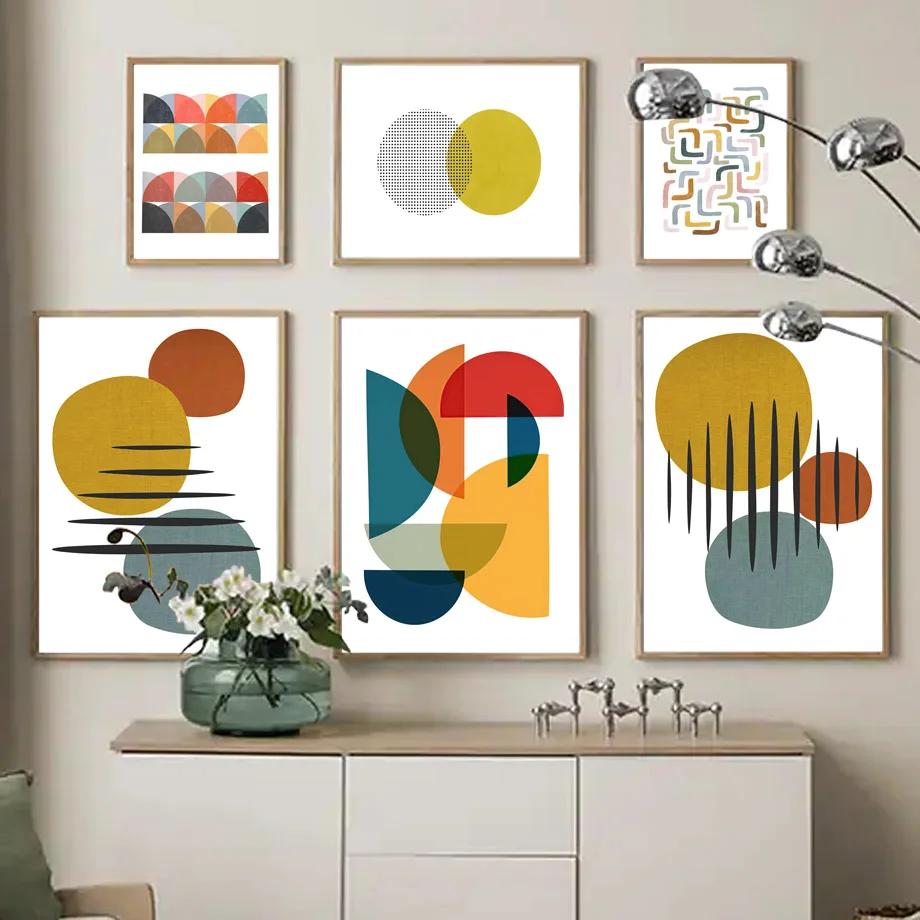 Scandinavian Abstract Colorful Circular Geometric Minimalism Boho Posters Wall Art Canvas Painting For Living Room Home Decor 8X12inch 20x30cm
Scandinavian Abstract Colorful Circular Geometric Minimalism Boho Posters Wall Art Canvas Painting For Living Room Home Decor 8X12inch 20x30cm
