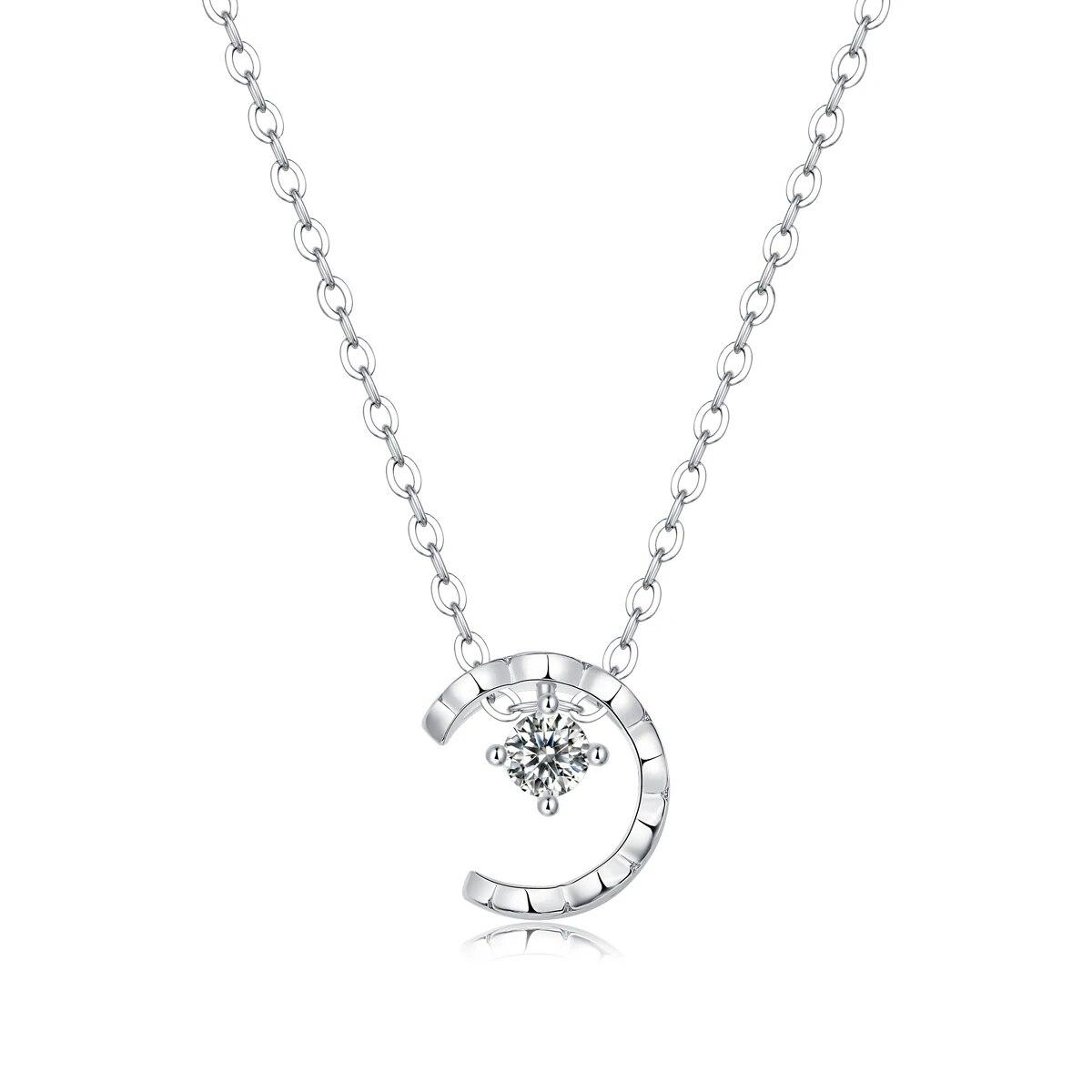 Fashion Moon Shaped Moissanite Pendant Necklace for Women S925 Silver 3.5mm Diamond Chain Birthday Party Jewelry Gift
Fashion Moon Shaped Moissanite Pendant Necklace for Women S925 Silver 3.5mm Diamond Chain Birthday Party Jewelry Gift